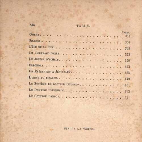 18,5 x 12 εκ. 6 σ. χ.α. + 544 σ. + 2 σ. χ.α., όπου στο φ. 1 κτητορική σφραγίδα CPC στο r